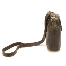 Arthur & Aston Johany Crossbody Pouch Saddle Brown Leather