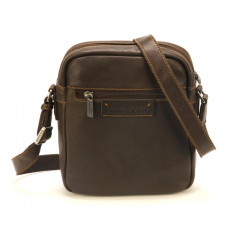 Arthur & Aston Johany Crossbody Pouch Saddle Brown Leather