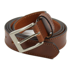 Ateliers Fourès Baroudeur Leather Belt Men F50311 Cognac