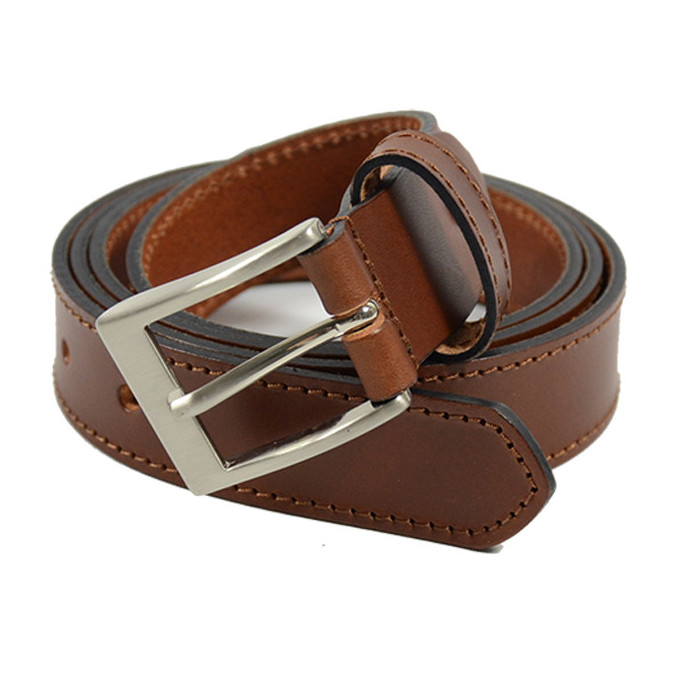 Ateliers Fourès Baroudeur Leather Belt Men F50311 Cognac