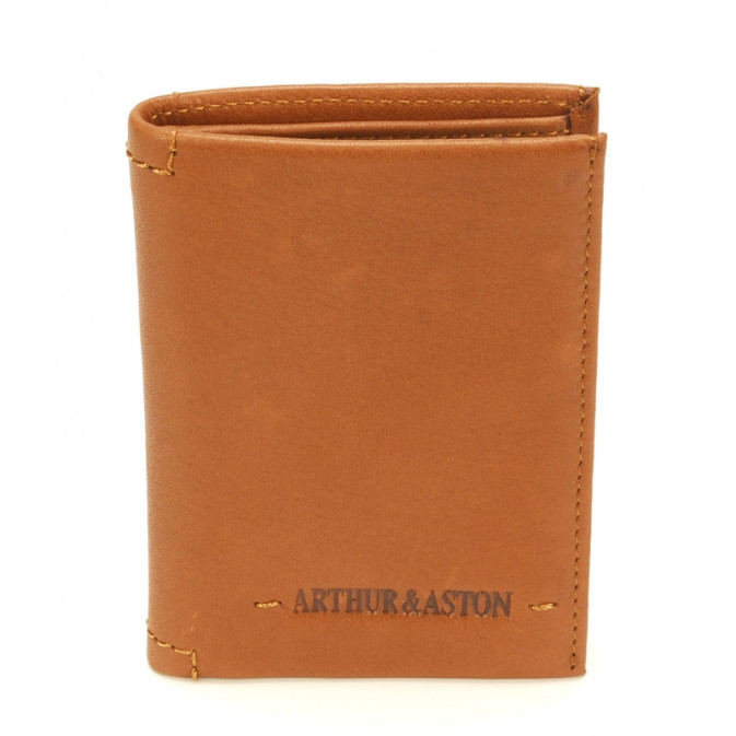 Arthur & Aston Johany Mini Card Holder Cognac Leather