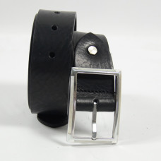 Ateliers Fourès Leather Belt for Men Missouri f50615 Black