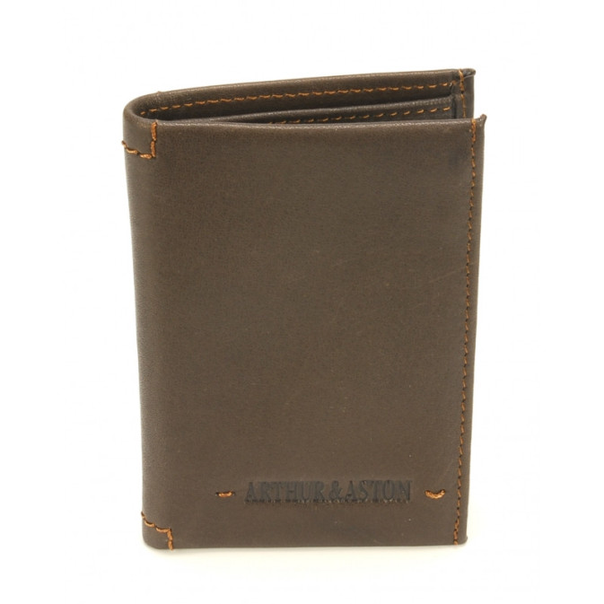 Arthur & Aston Johany Mini Card Holder Saddle Leather