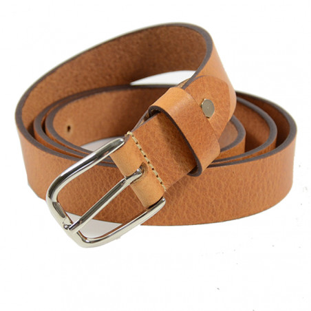 Ateliers Fourès Leather Belt for Men Missouri f50620 Gold