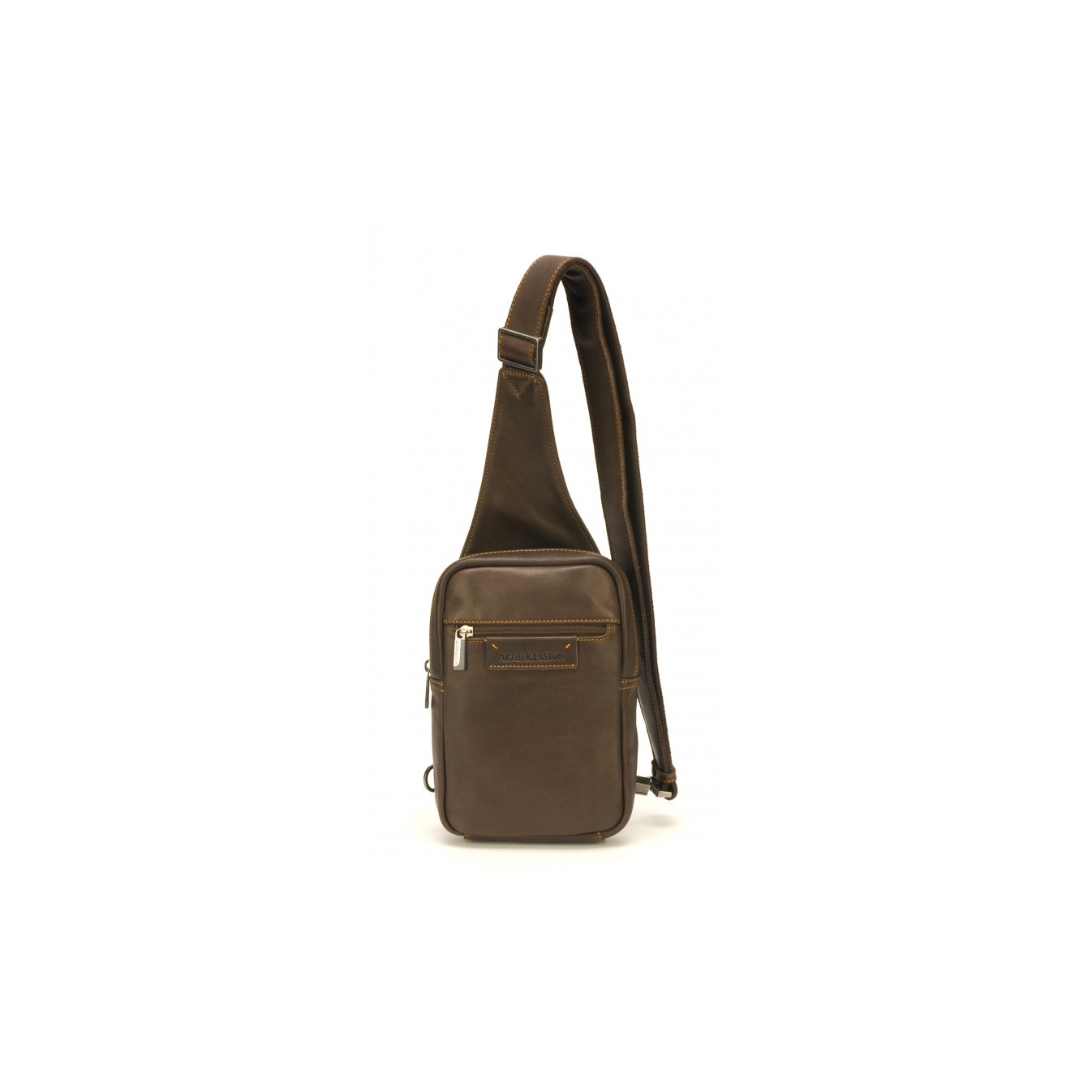 Arthur & Aston Johany Grand Body Bag Leather Chataigne
