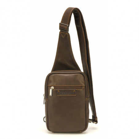 Arthur & Aston Johany Grand Body Bag Leather Chataigne