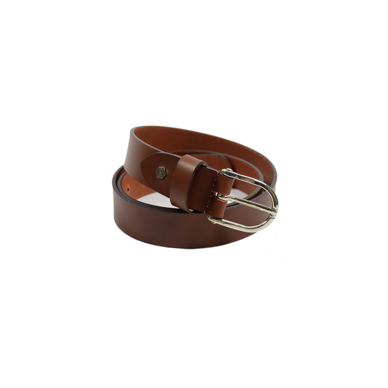 Jean Louis Fourès Baroudeuse leather Belt 25mm F50856 Cognac