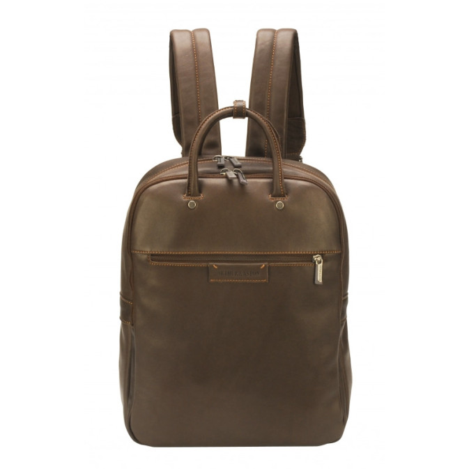 Arthur & Aston Johany Leather Satchel Chestnut