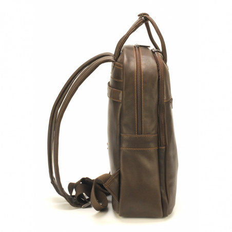 Arthur & Aston Johany Leather Satchel Chestnut