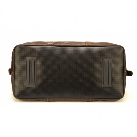 Arthur & Aston Johany Soft Leather Travel Bag Chestnut