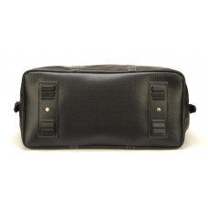 Arthur & Aston Johany Soft Leather Black Travel Bag