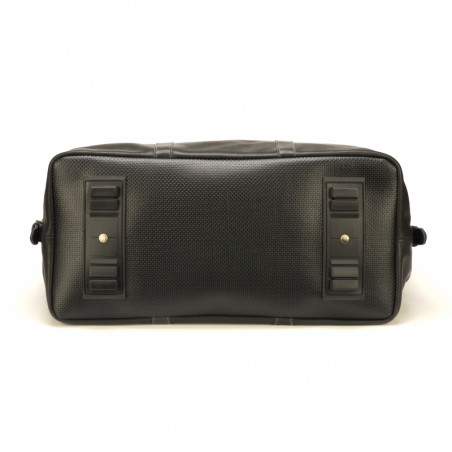 Arthur & Aston Johany Soft Leather Black Travel Bag