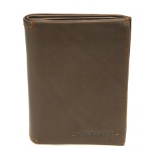 Arthur & Aston Johany Men's Saddle Brown Leather Wallet