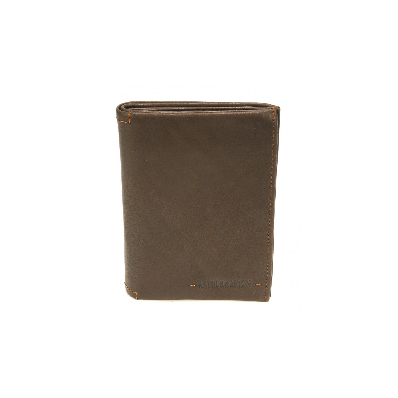 Arthur & Aston Johany Men's Saddle Brown Leather Wallet