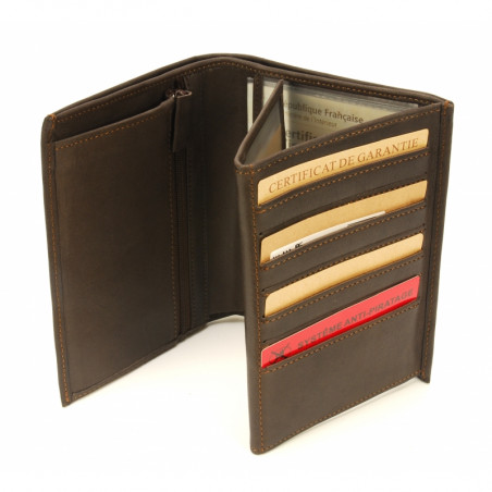 Arthur & Aston Johany Men's Wallet Chestnut Leather