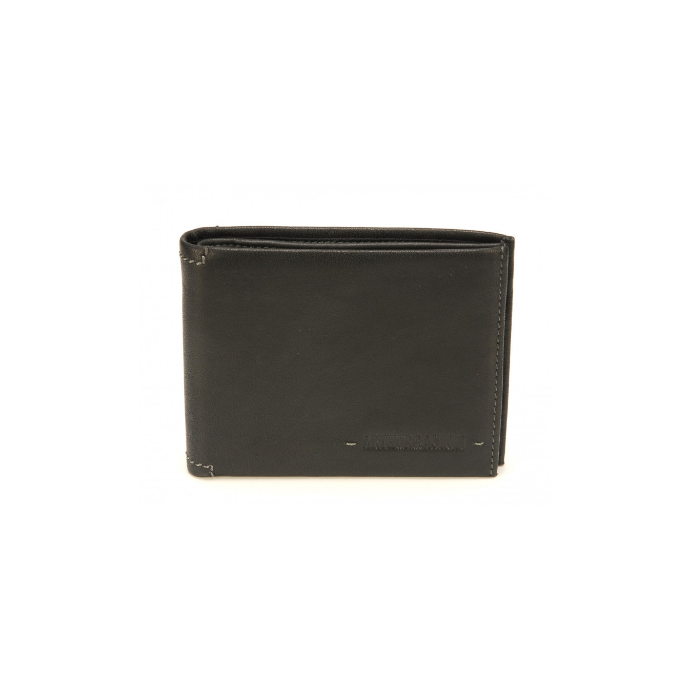 Arthur & Aston Johany Italian Leather Wallet Black