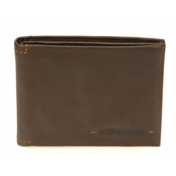 Arthur & Aston Johany Italian Leather Portefeuille Chestnut