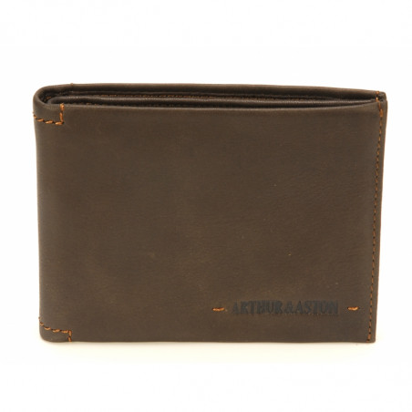 Arthur & Aston Johany Italian Leather Portefeuille Chestnut