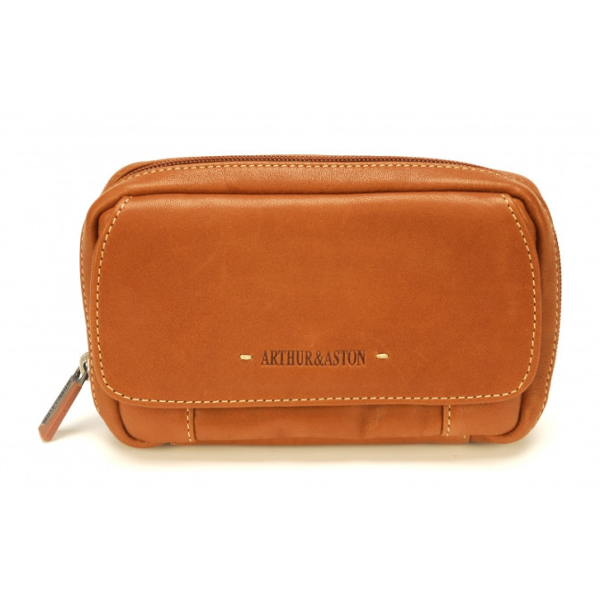Arthur & Aston Johany Belt Pouch Cognac Leather