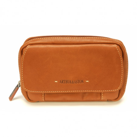 Arthur & Aston Johany Belt Pouch Cognac Leather