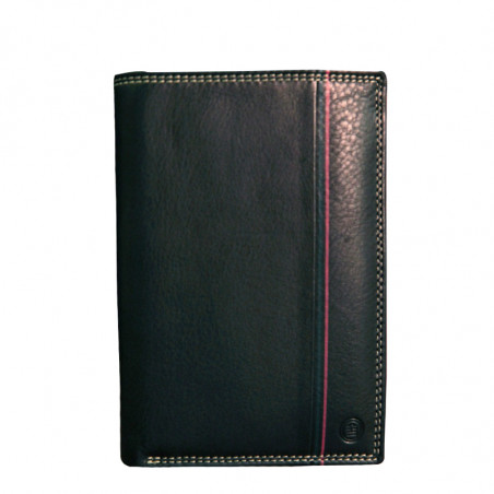 Serge Blanco Vancouver Grand leather Wallet VAN21021 Black