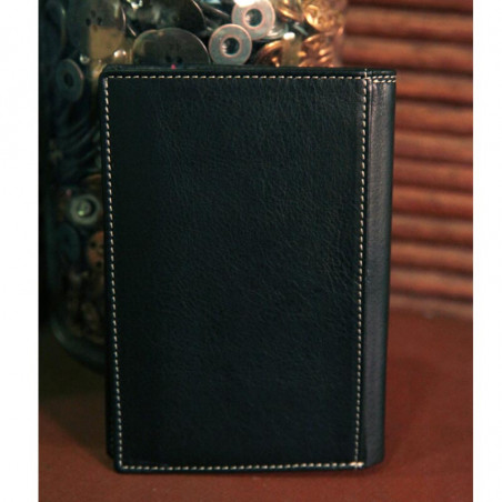 Serge Blanco Vancouver Grand leather Wallet VAN21021 Black
