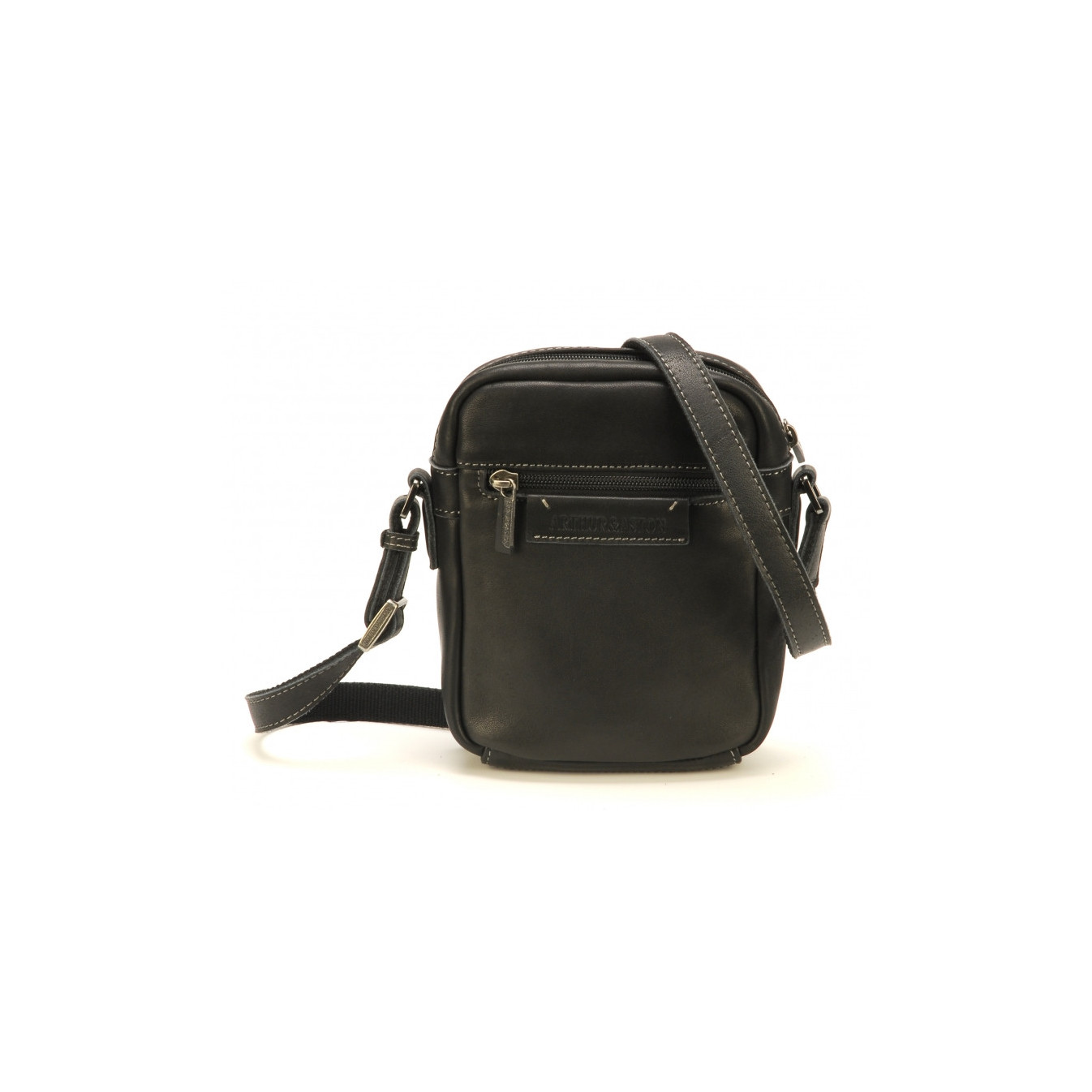 Arthur & Aston Johany Small Shoulder Pouch Black