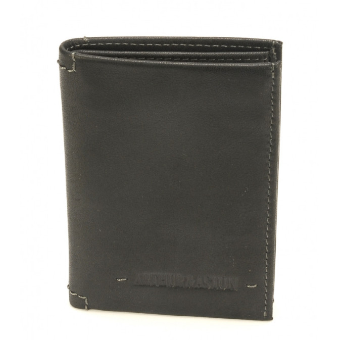 Arthur & Aston Johany Mini Card Holder Black Leather