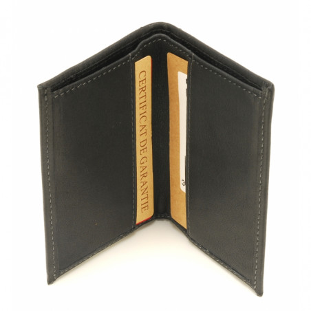 Arthur & Aston Johany Mini Porte Black Leather Cards
