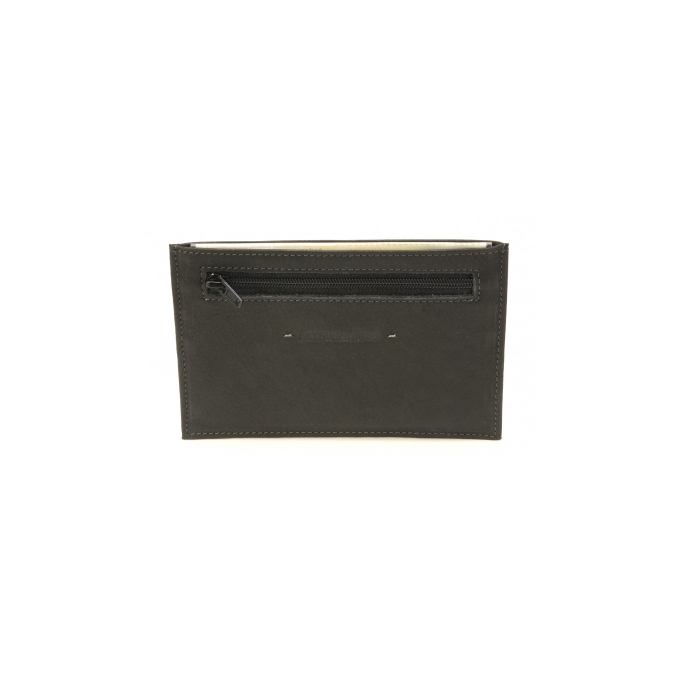 Arthur & Aston Johany Leather Paper Holder Black