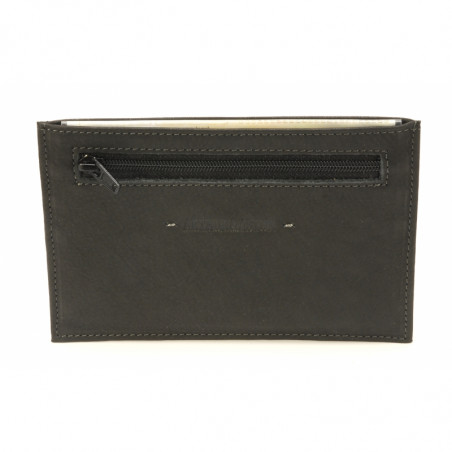 Arthur & Aston Johany Leather Paper Holder Black