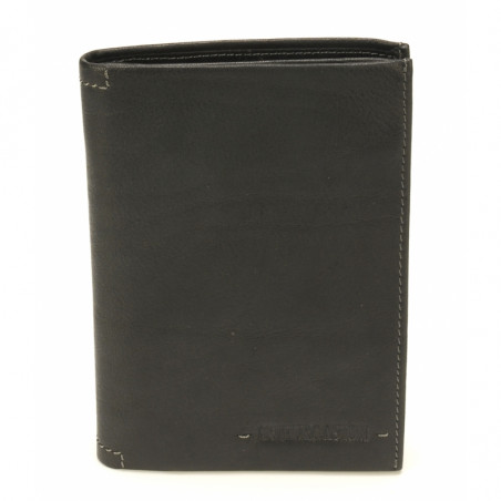 Arthur & Aston Johany Bifold Leather Wallet Black