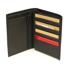 Arthur & Aston Johany Bifold Leather Wallet Black