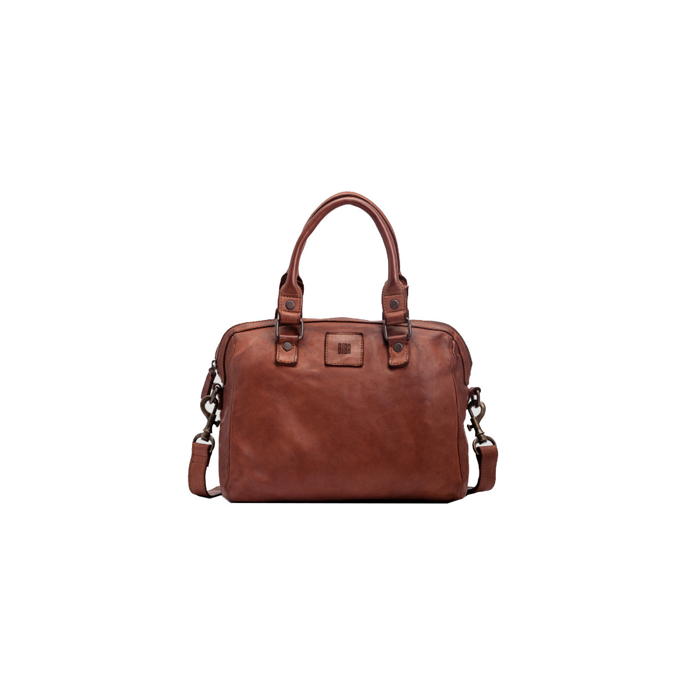 Biba Boston Handbag BT1 Leather