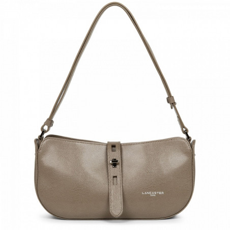 Lancaster Lucertola Sac Baguette Cuir Taupe