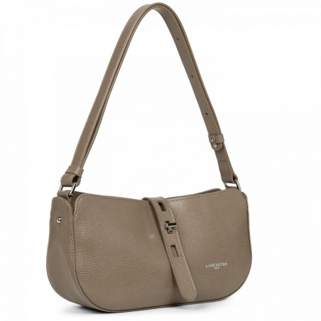 Lancaster Lucertola Sac Baguette Cuir 433-06 Taupe