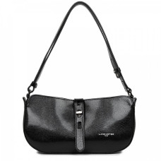 Lancaster Lucertola Leather Baguette Bag 433-06 Black