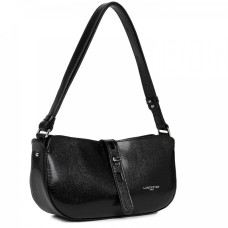 Lancaster Lucertola Leather Baguette Bag 433-06 Black