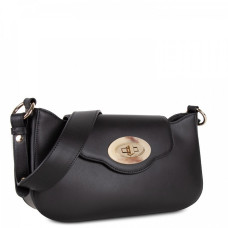 Lancaster Marble Touch Sac Besace Cuir 571-59 Noir