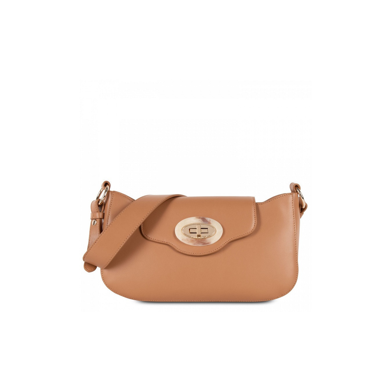 Lancaster Marble Touch Sling Bag Leather 571-59 Camel