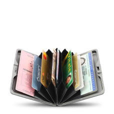 Ogon Aluminium Wallet Big Stockholm Grey Black