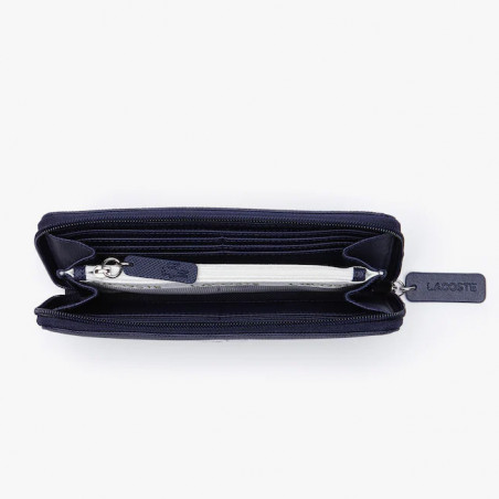 Lacoste Wallet Large zip L12.12 Penombre