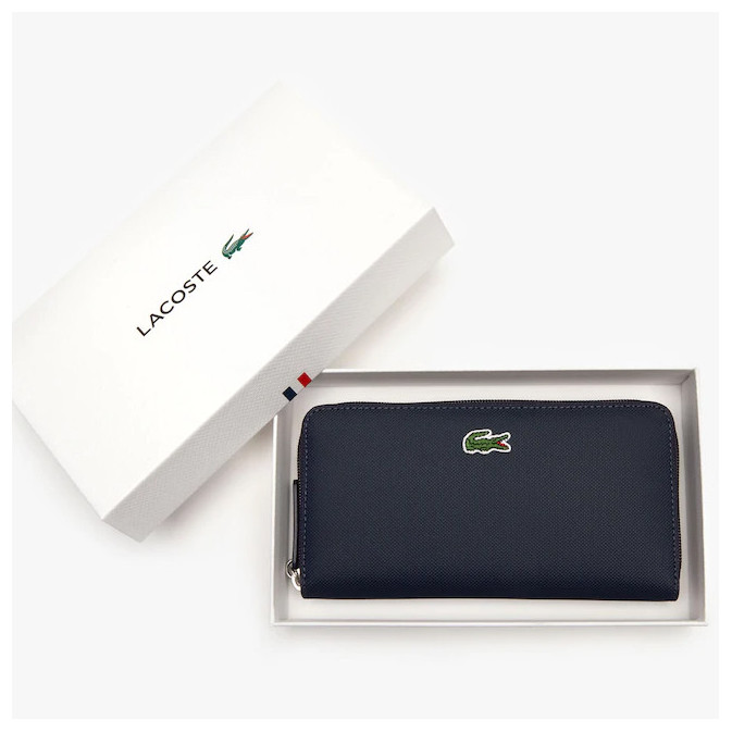Lacoste Large Zip Wallet L12.12 Penombre