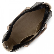 Lancaster Smooth Handbag 437-04 Black Black-Nude Light-Nude Dark