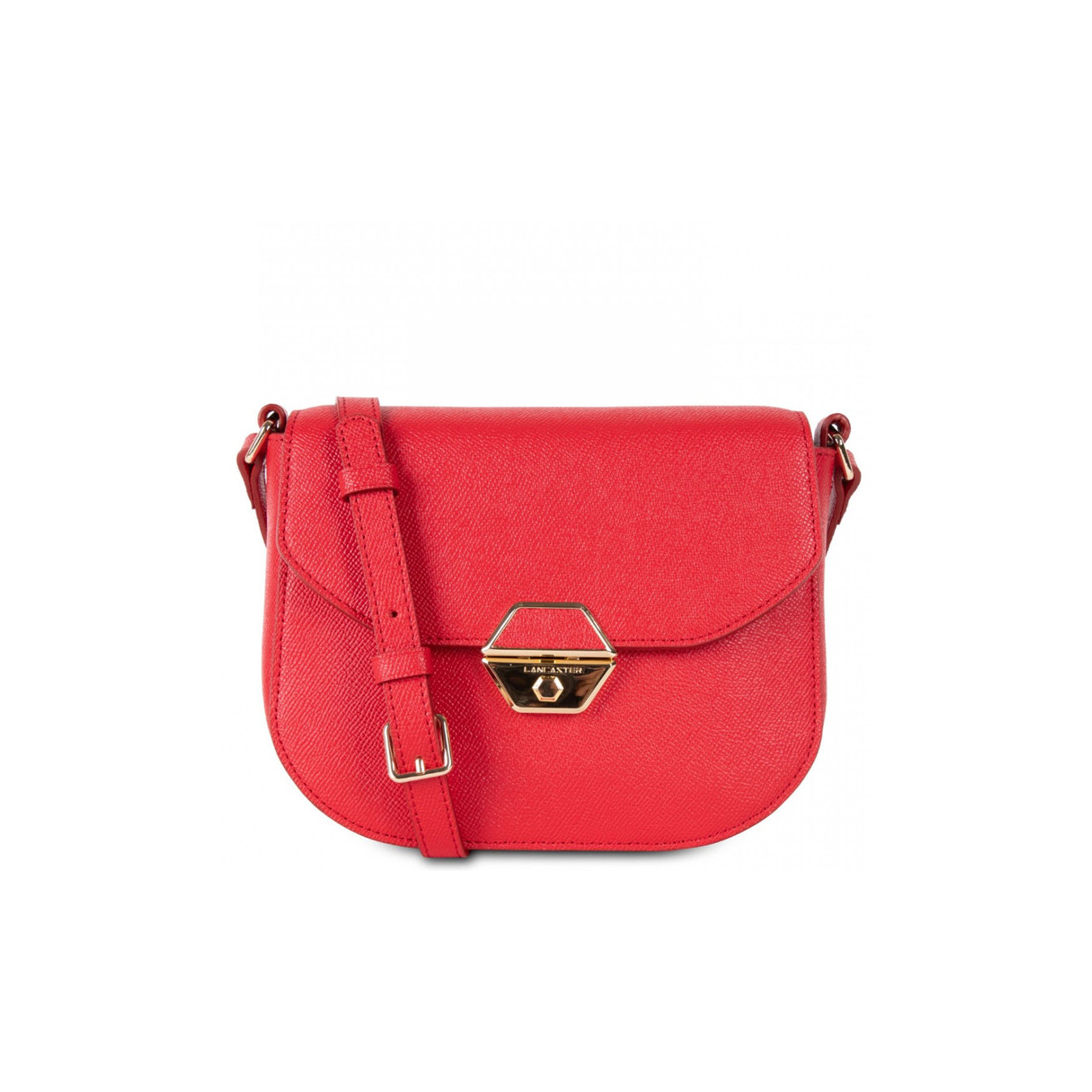 Lancaster Delphino Small Tote Bag 527-50 Red