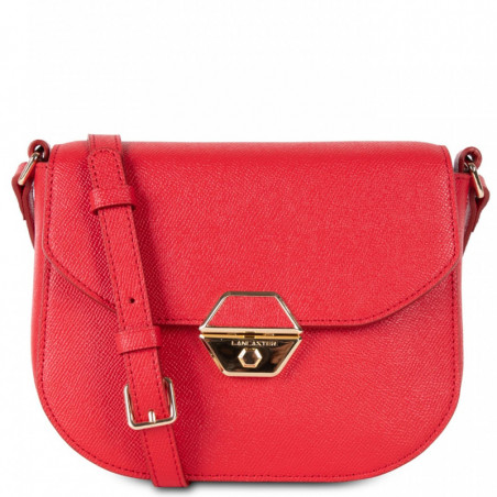 Lancaster Delphino Small Tote Bag 527-50 Red