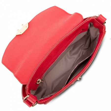 Lancaster Delphino Small Tote Bag 527-50 Red