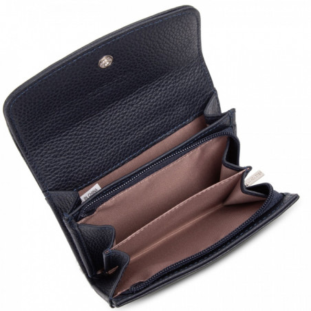 Lancaster Foulonne Double Money Clip 170-20 Dark Blue