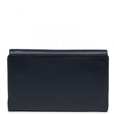 Lancaster Foulonne Double Companion Wallet 170-22 Dark Blue