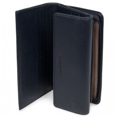 Lancaster Foulonne Double Companion Wallet 170-22 Dark Blue